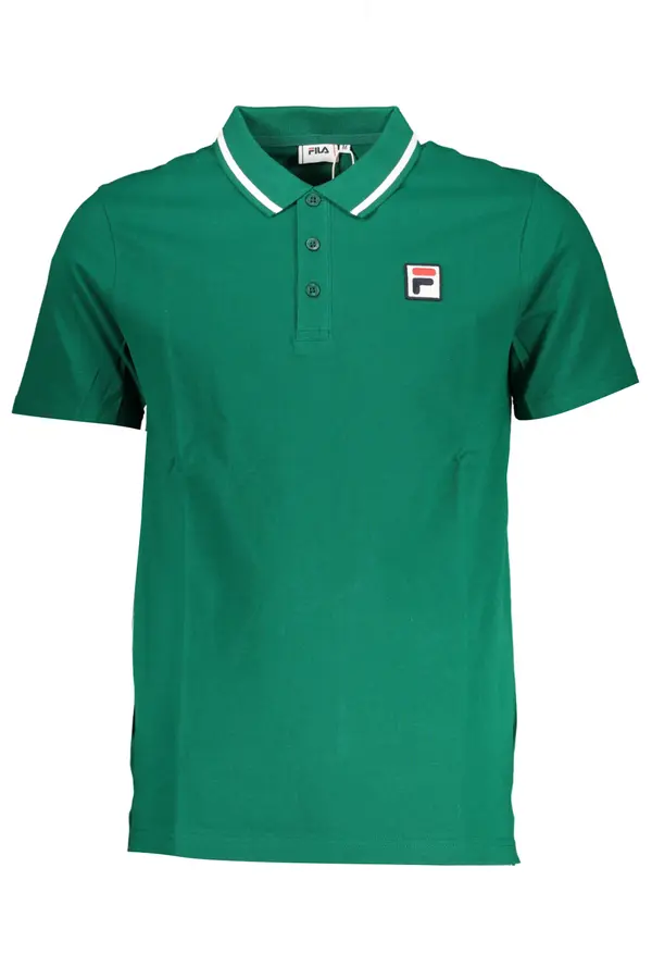 Fila Зелена мъжка поло тениска FILA