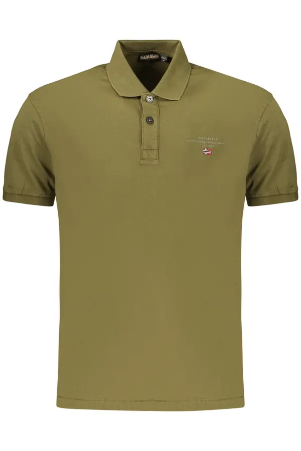 Napapijri Зелена мъжка поло тениска Napapijri