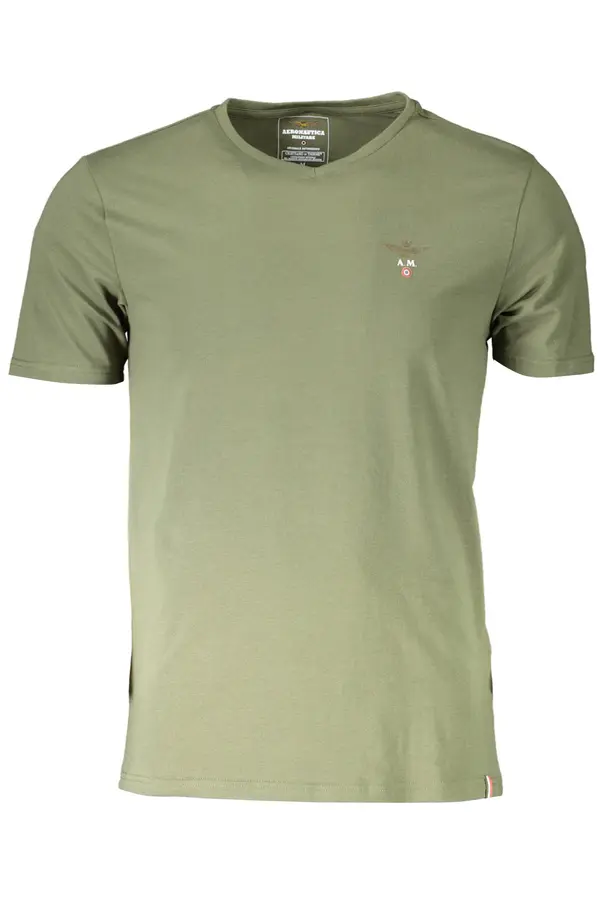 Aeronautica Militare Зелена мъжка тениска AERONAUTICA MILITARE