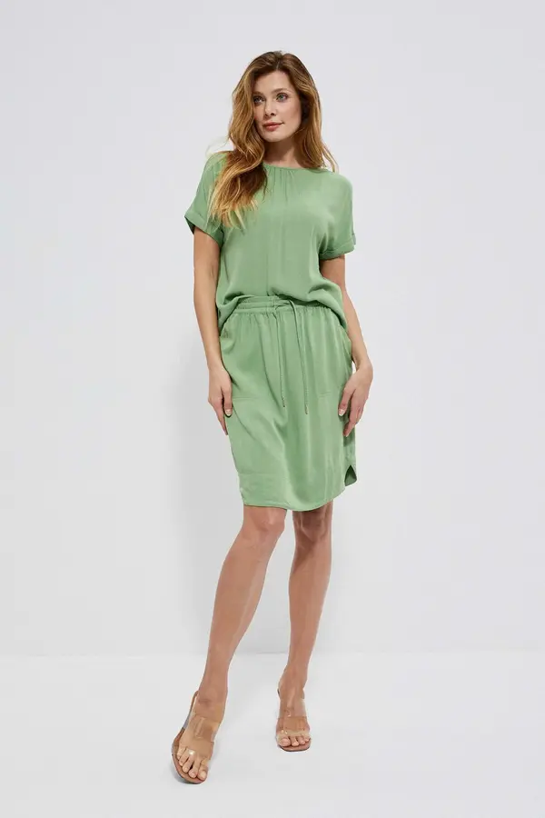 Marisse Зелена пола с джобове