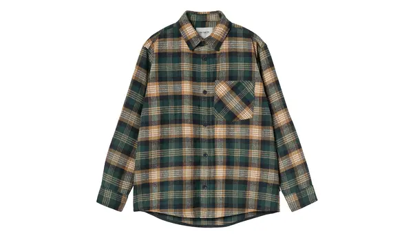 Carhartt Wip Зелена риза Carhartt WIP Dern