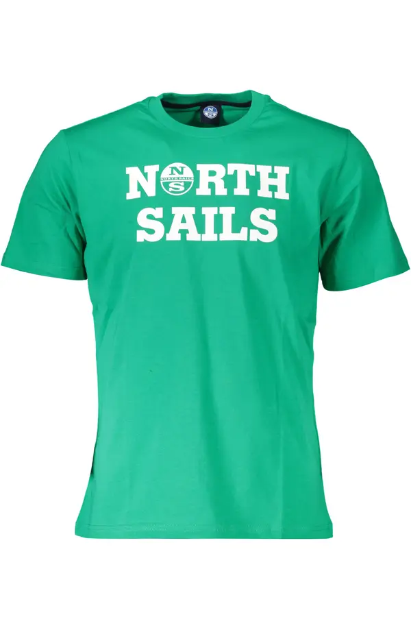 North Sails Зелена тениска с къс ръкав NORTH SAILS