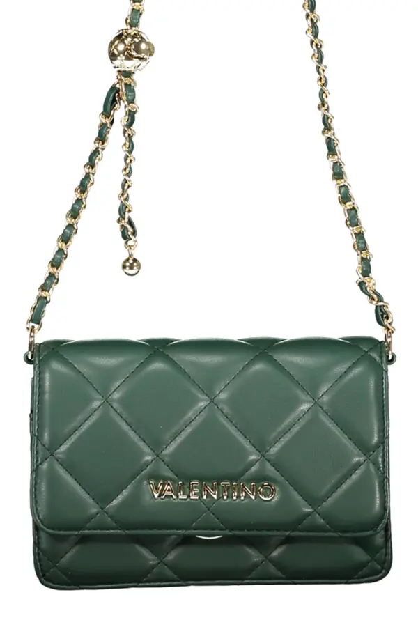 Valentino Bags Зелена ватирана чанта за през рамо