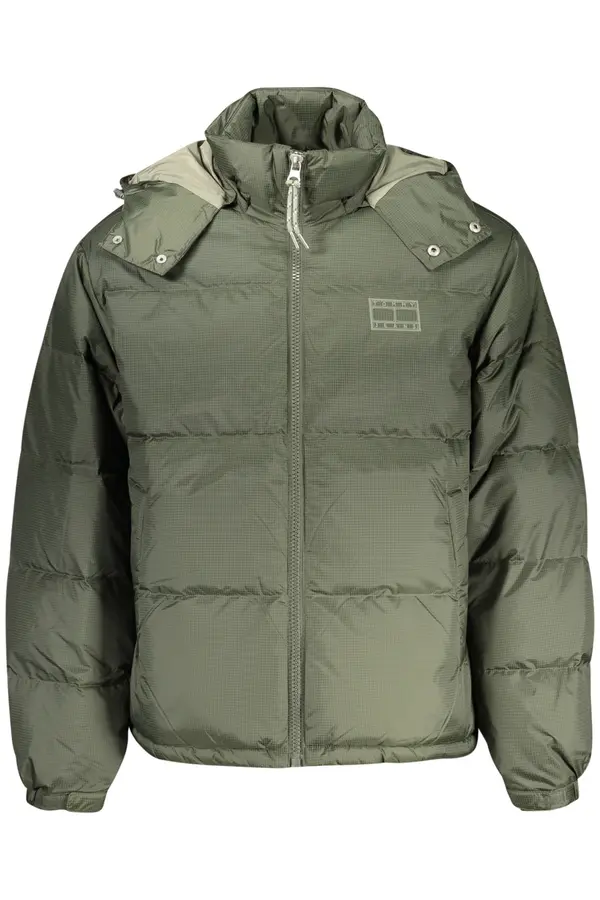 Tommy Hilfiger Зелено зимно ватирано яке