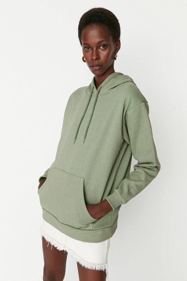 Trendyol Женски суитшърт Trendyol Oversize