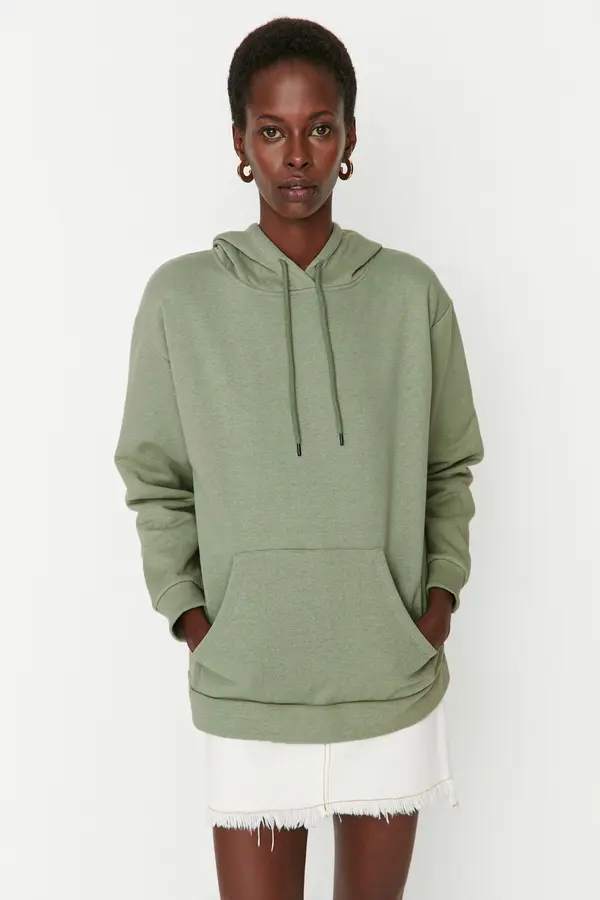Trendyol Женски суитшърт Trendyol Oversize