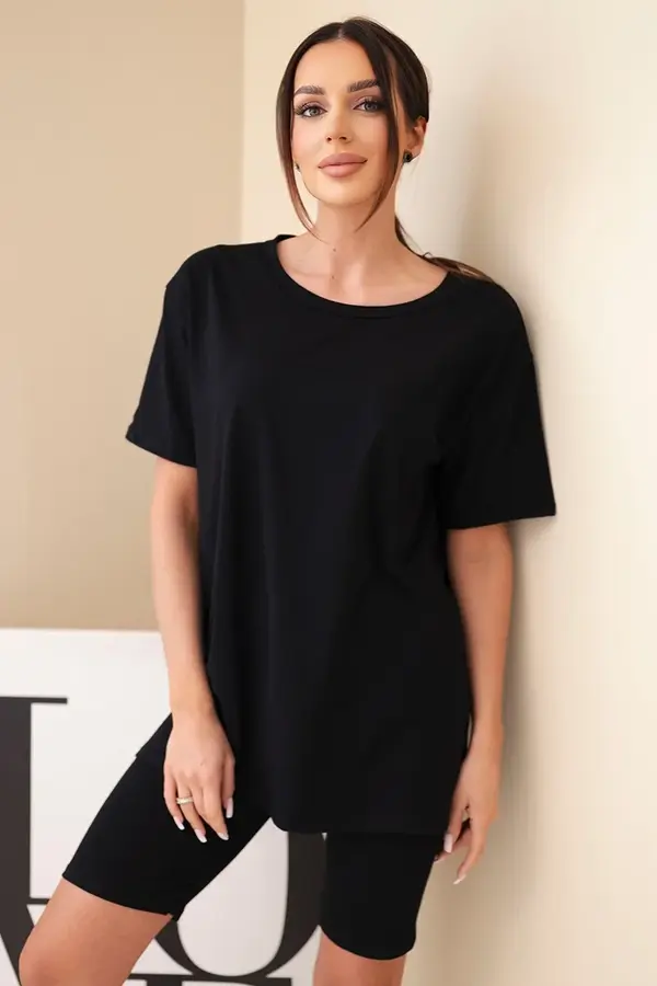 Kesi Włoski Жълт дамски памучен комплект Kesi