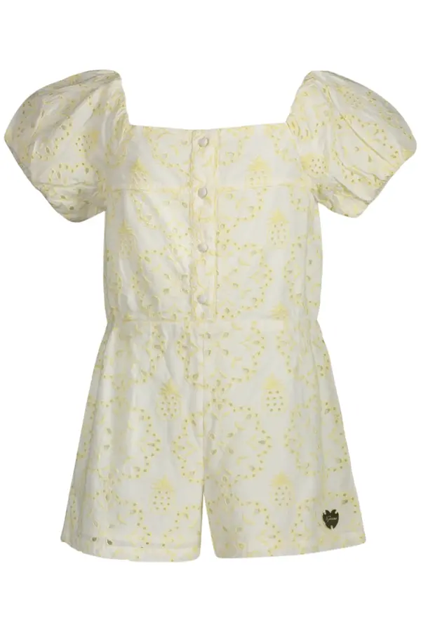 GUESS JEANS Жълт гащеризон за момиче GUESS JEANS