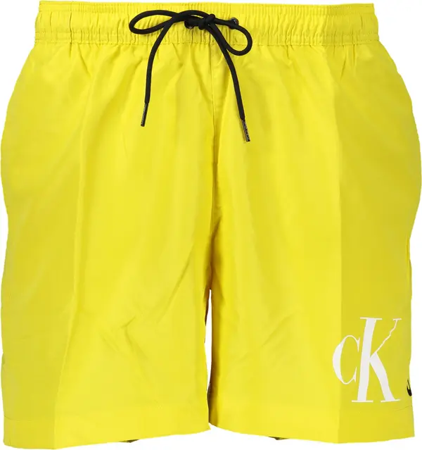Calvin Klein Жълт мъжки бански костюм Calvin Klein