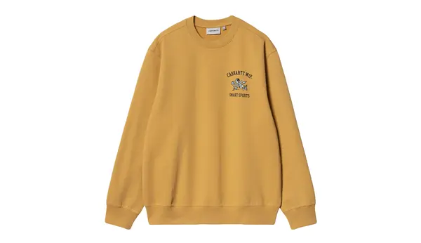 Carhartt Wip Жълт суитшърт Carhartt WIP Smart Sports