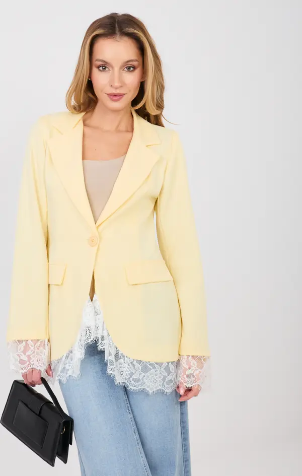 Factory Price Жълто елегантно яке