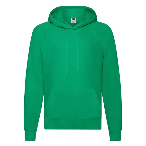 Fruit of the Loom Zielona bluza męska z kapturem Lightweight Hooded Sweat Fruit of the Loom