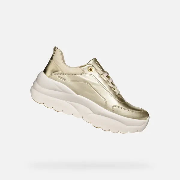 GEOX Златисти дамски маратонки Geox Xtros