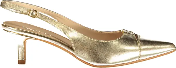Twinset Златни обувки на нисък ток