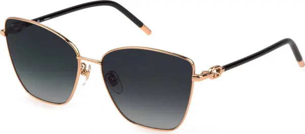 Furla Златни слънчеви очила Furla