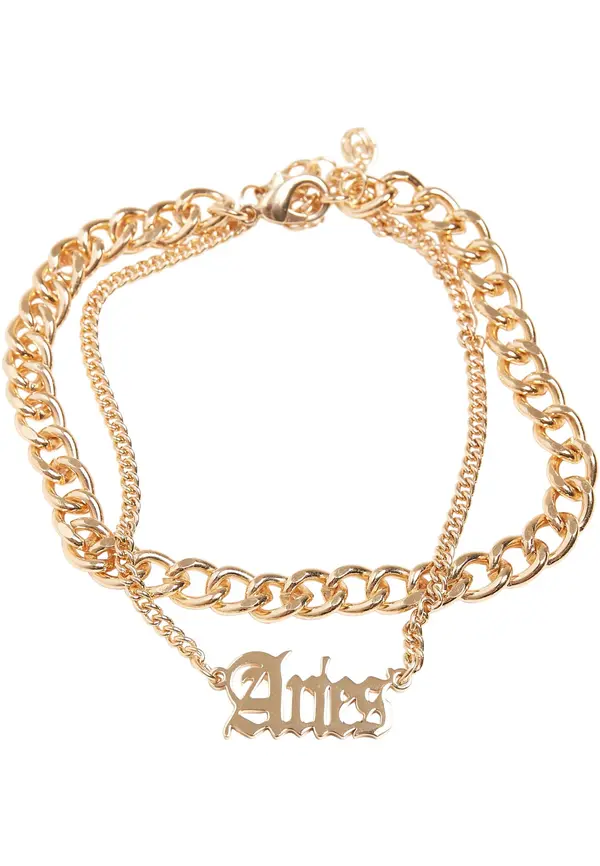 Urban Classics Zodiac Golden Aries Anklet