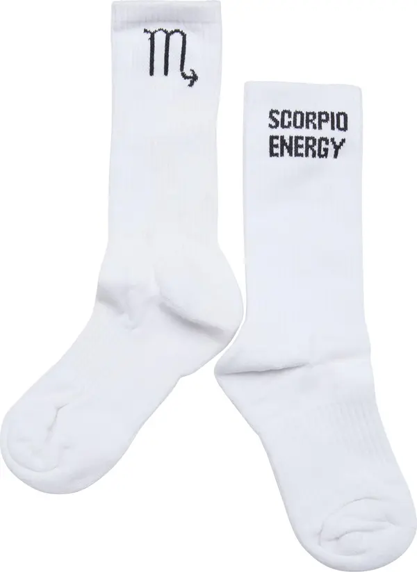 DEF Zodiac socks scorpio white