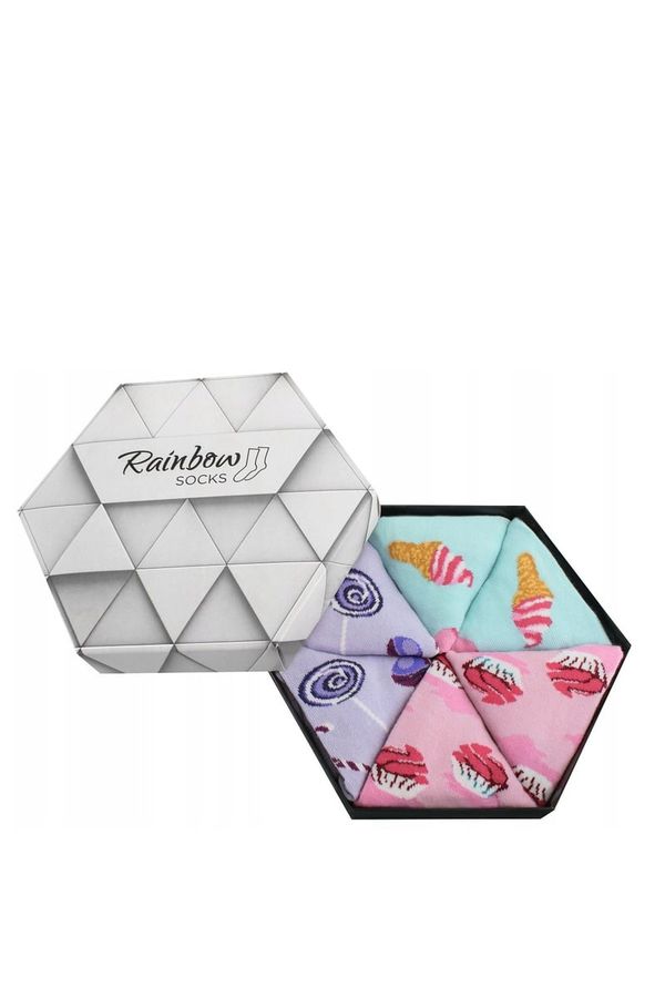 ZOOKSY/RAINBOW SOCKS ZOOKSY/RAINBOW SOCKS Бонбони Rainbow Socks в кутия по 3 чифта