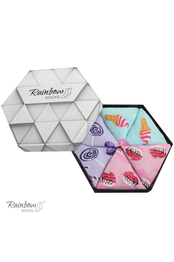 ZOOKSY/RAINBOW SOCKS ZOOKSY/RAINBOW SOCKS Бонбони Rainbow Socks в кутия по 3 чифта