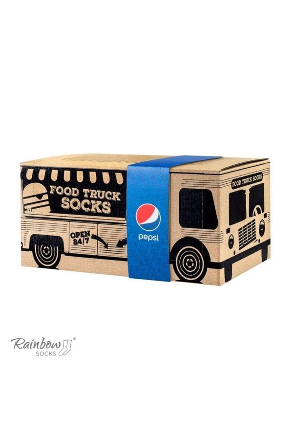 ZOOKSY/RAINBOW SOCKS ZOOKSY/RAINBOW SOCKS Комплект чорапи Pepsi x Rainbow Socks Food Truck 3 чифта