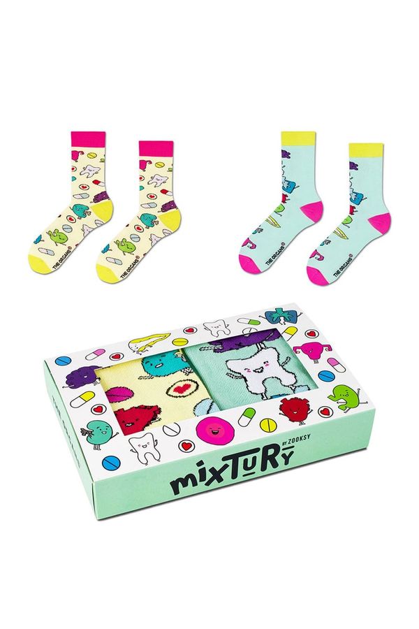 ZOOKSY/RAINBOW SOCKS ZOOKSY/RAINBOW SOCKS Комплект чорапи Zooxy mixTURY органи 2 чифта