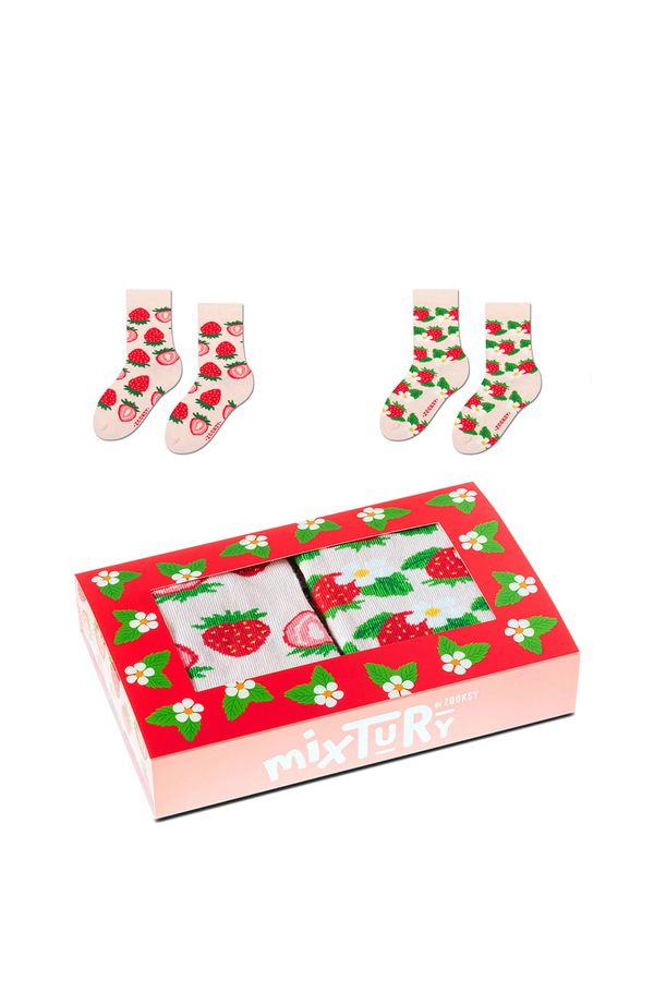 ZOOKSY/RAINBOW SOCKS ZOOKSY/RAINBOW SOCKS Комплект детски чорапи Zooxy mixTURY Strawberry cookies 2 чифта