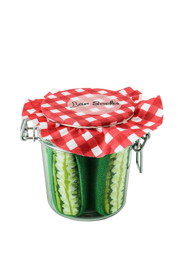 ZOOKSY/RAINBOW SOCKS ZOOKSY/RAINBOW SOCKS Rainbow Чорапи Зеленчуци В Буркан Краставици 2 Чифта