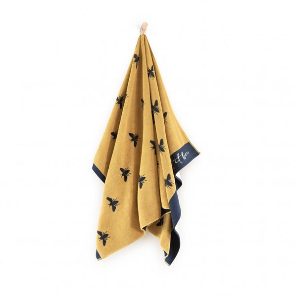Zwoltex Zwoltex Unisex's Beach Towel Let It Bee Blue Bee