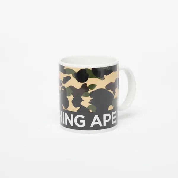 A BATHING APE A BATHING APE 1St Camo Pottery Mug Yellow Universal