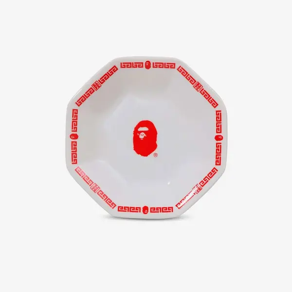 A BATHING APE A BATHING APE Bape Octagonal Dish White Universal