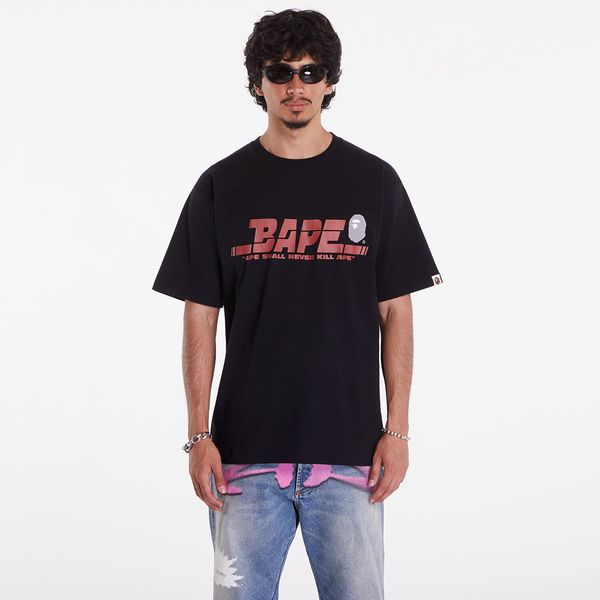 A BATHING APE A BATHING APE Bape Sports Logo Tee Black
