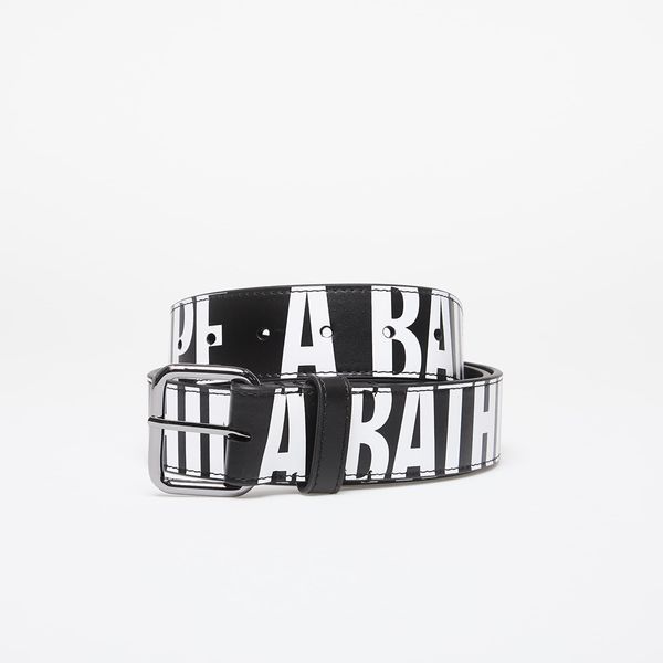 A BATHING APE A BATHING APE Debossed Logo Belt Black Universal