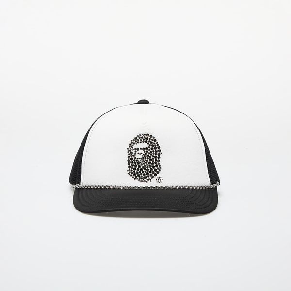 A BATHING APE A BATHING APE x SWAROVSKI Rhinestone Ape Head Mesh Cap M Black Universal