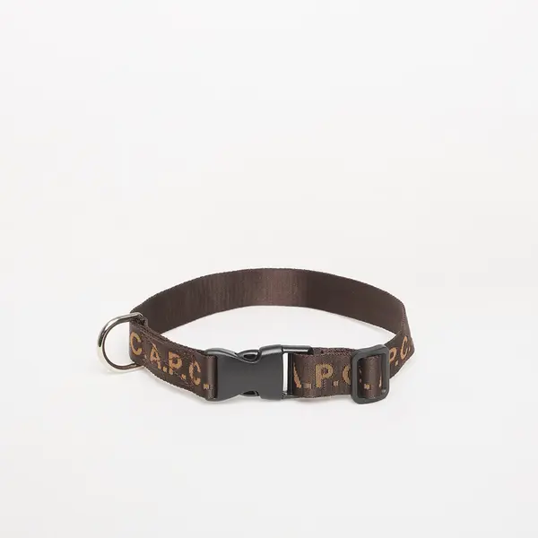 A.P.C. A.P.C. Toutou Logo Collar Brown 2