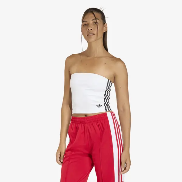 adidas Originals adidas 3 Stripes Tube Top White/ Black S