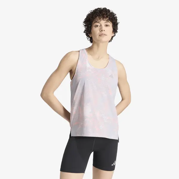 adidas Performance adidas Adi365 Running Animal Print Iconic Tank Grey One/ Semi Frozen Turbo/ Glory Grey M