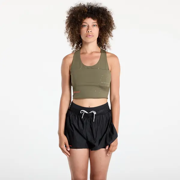 adidas Performance adidas Adi365 x Hermanos Koumori Running Crop Top Olive Strata L