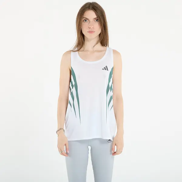 adidas Performance adidas Adizero Archive Running Singlet White XS