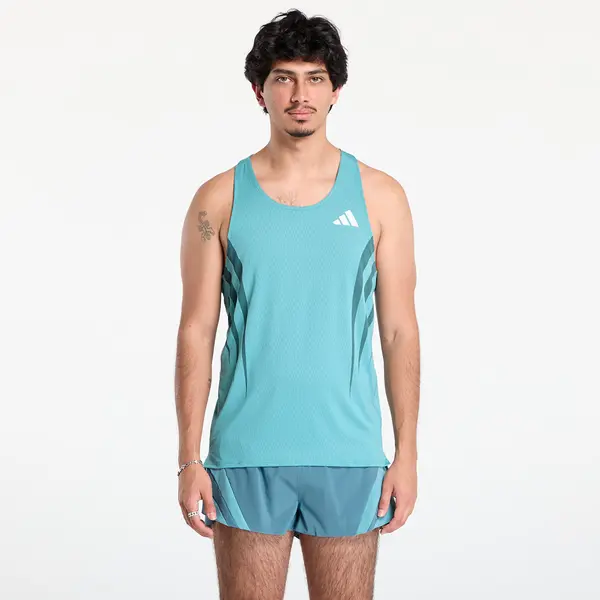adidas Performance adidas Adizero Archive Top Powder Teal XL