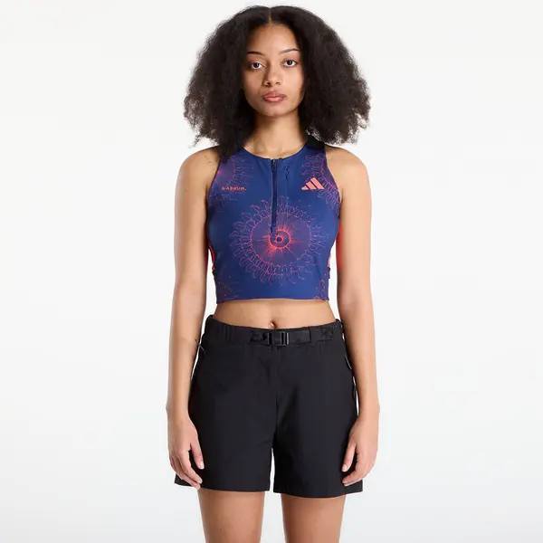 adidas Performance adidas Adizero Labrum Bralet Dark Blue/ Lucid Red M