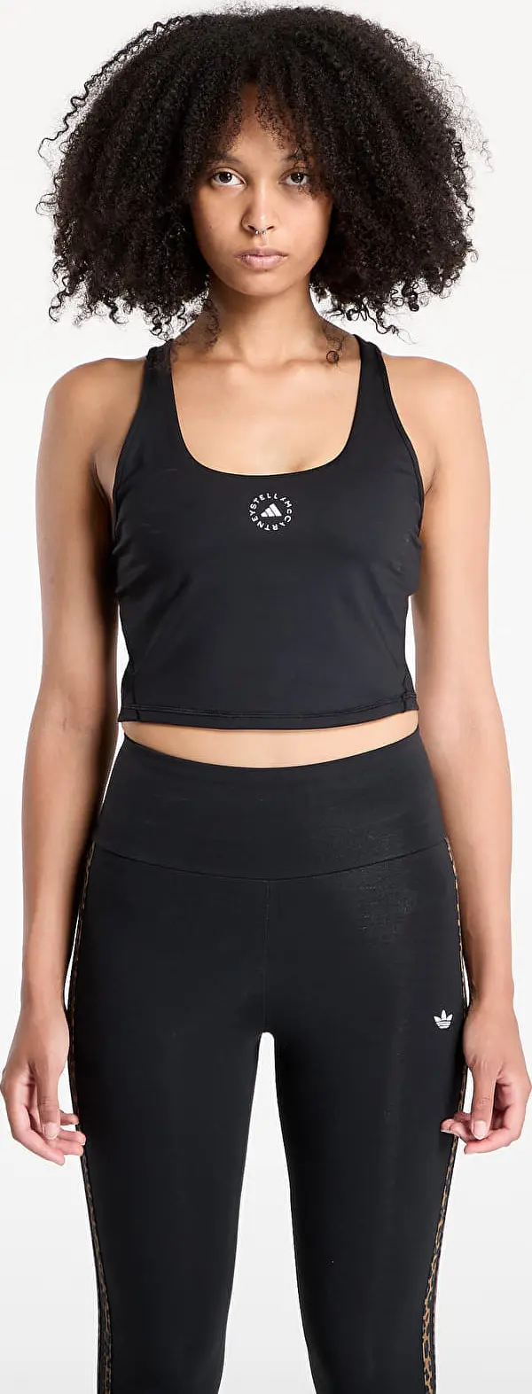 adidas Performance adidas By Stella McCartney Yoga Croptop Black XL