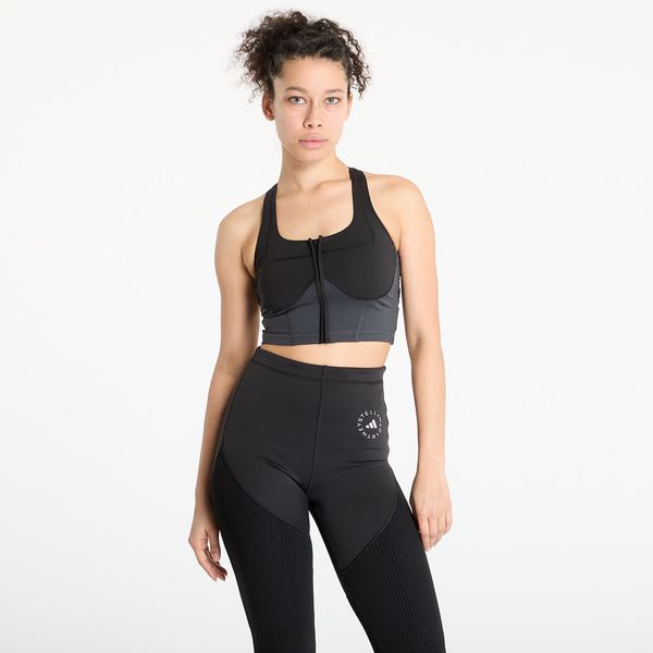adidas Performance adidas x Stella Mccartney Two-Tone Zipped Crop Black/ Black/ Carbon S