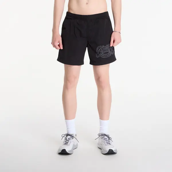 C.P. Company Бански C.P. Company Eco-Chrome R Graphic Embroidery Swim Shorts Black 56