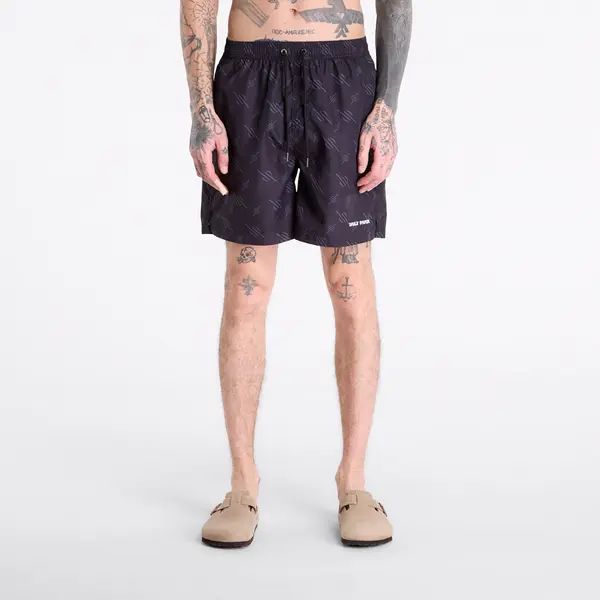 Daily Paper Бански Daily Paper Irregular Monogram Swimshorts Black M