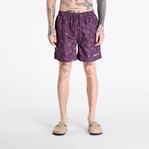 Daily Paper Бански Daily Paper Irregular Monogram Swimshorts Potent Purple S