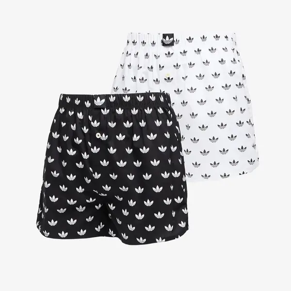 adidas Originals Боксерки adidas Woven Boxer 2-Pack Black/ White L