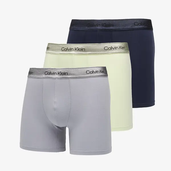 Calvin Klein Боксерки Calvin Klein Boxer Brief 3-Pack Green L