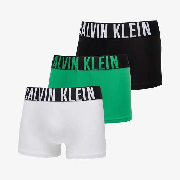 Calvin Klein Боксерки Calvin Klein Intense Power Cotton Stretch Trunk 3-Pack White/ Black/ Blossom Green M