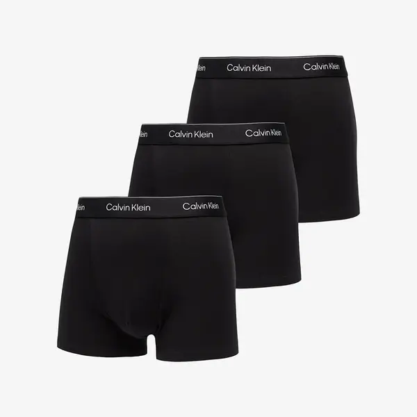 Calvin Klein Боксерки Calvin Klein Relaxed Fit Cotton Stretch Trunk 3-Pack Black XL