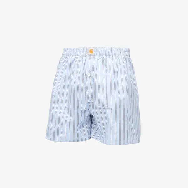 Carhartt WIP Боксерки Carhartt WIP Cotton Boxer Grimsby Stripe/ Blue Fog S